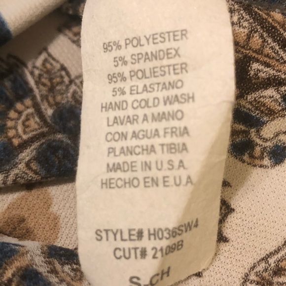 087- Forever 21 scoop neck, long sleeve top, size S - Picture 10 of 10